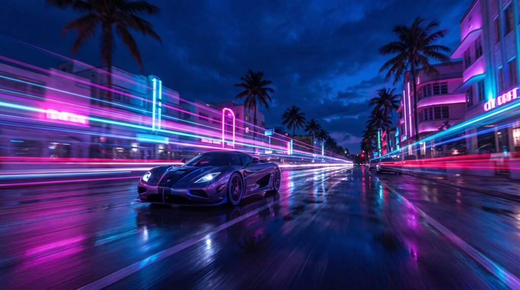 GTA 6 60 FPS performance neon Vice City