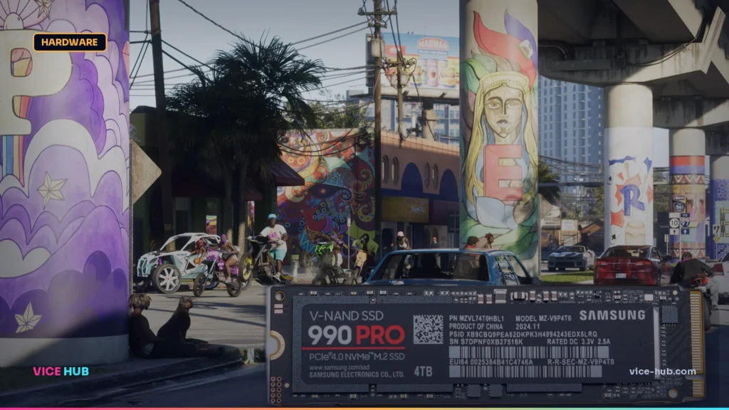 NVMe SSD over Vice City for GTA 6 storage upgrade guidance