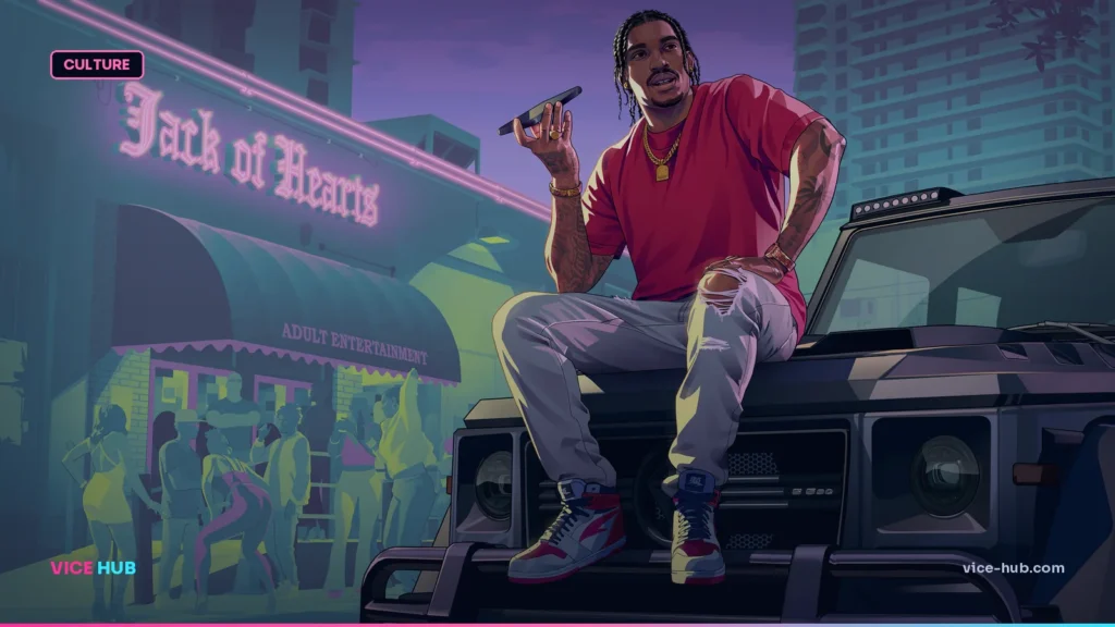 Dre'Quan Priest in official GTA 6 artwork for the confirmed character guide