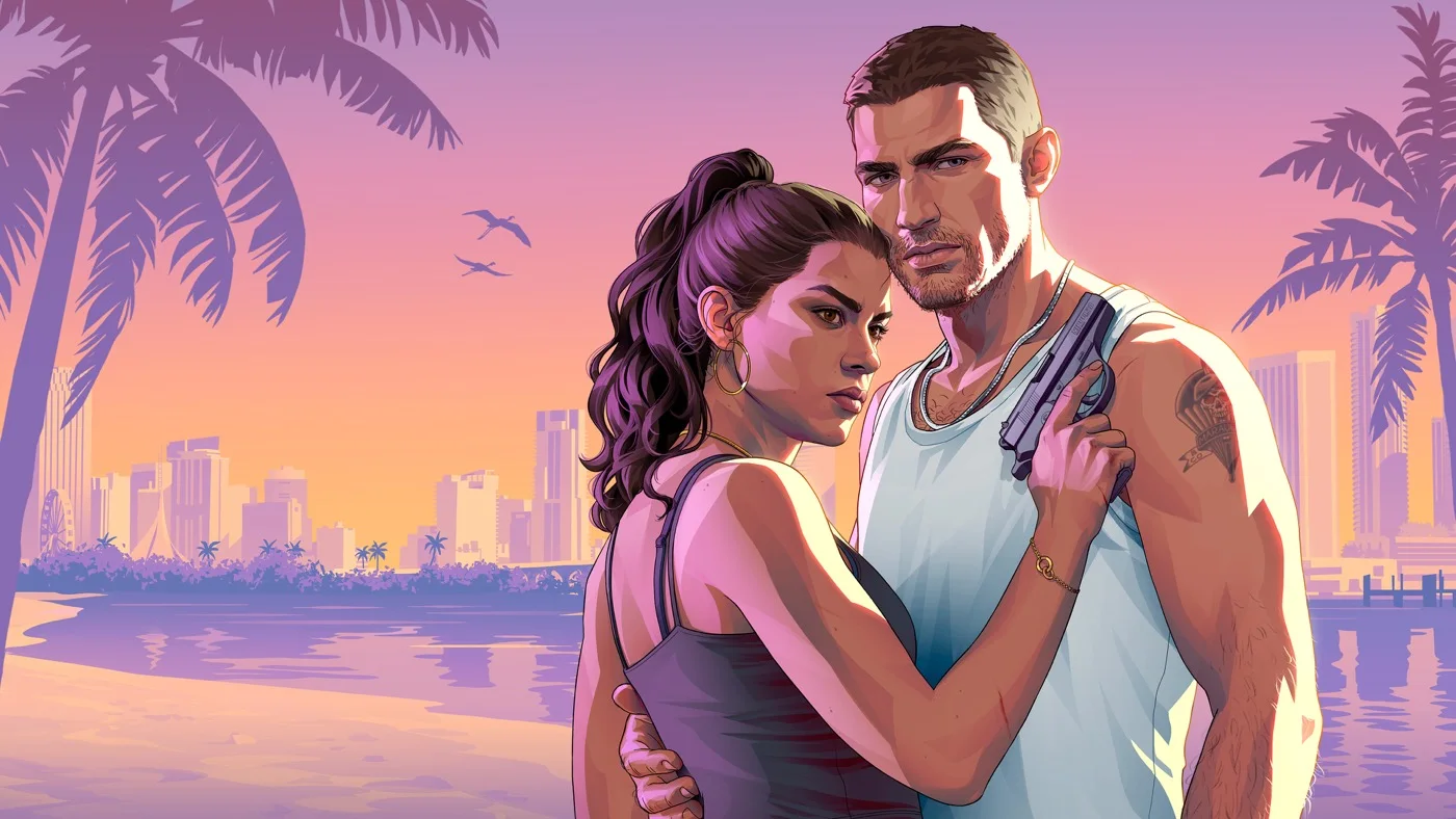 Jason and Lucia together in official GTA 6 artwork