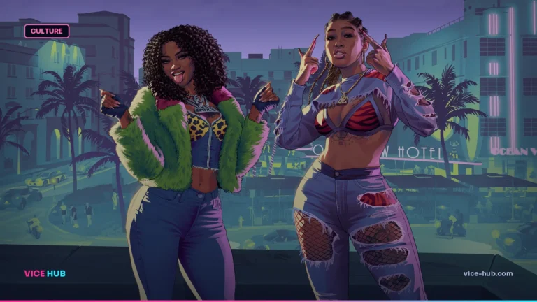 Real Dimez performing in official GTA 6 artwork for the soundtrack and radio guide