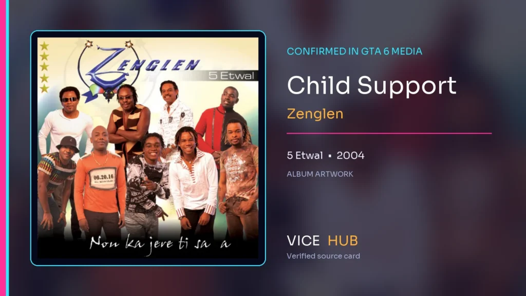 Album artwork for 5 Etwal by Zenglen, featuring Child Support
